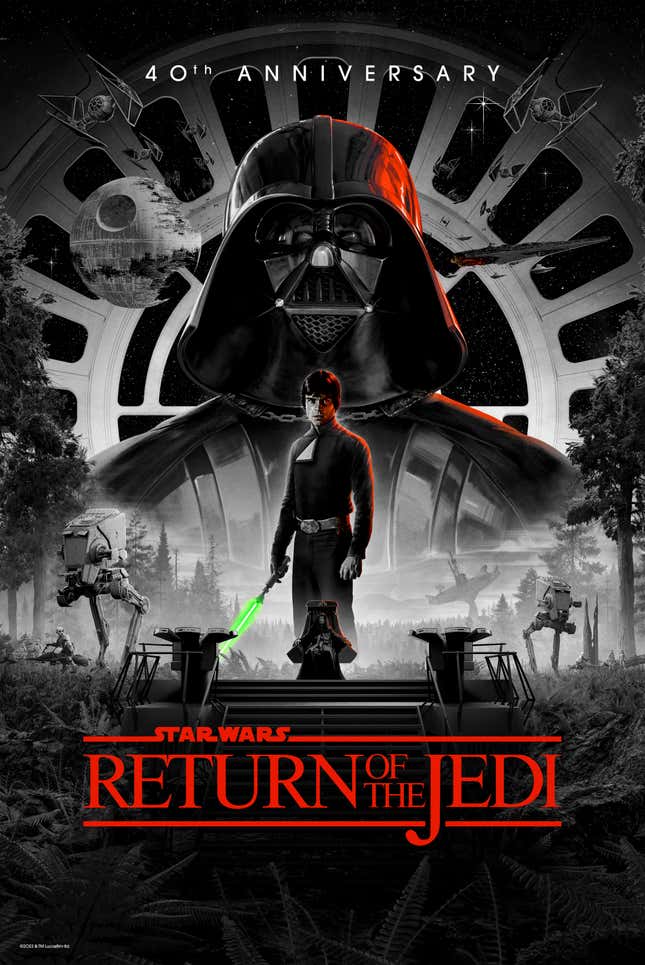El retorno del Jedi de Matt Ferguson;  Variante - Inglés - Edición limitada